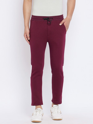 CAMLA Printed Men Maroon Track Pants