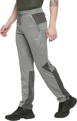 BLACK PANTHER Solid Men Grey Track Pants