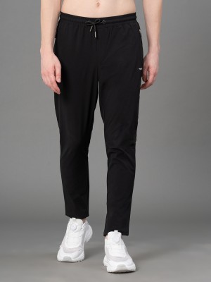 RED TAPE Solid Men Black Track Pants