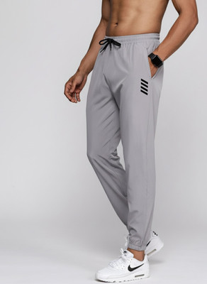69 WILDHORN STREET Printed Men Grey Track Pants