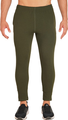 Goto Sports Self Design Men Olive Track Pants