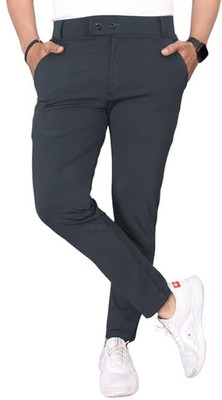 MANVI FASHION Solid Men Black Track Pants