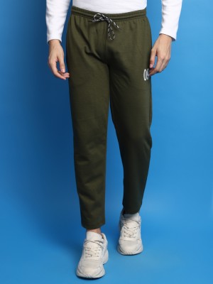 V-MART Solid Men Green, Green Track Pants