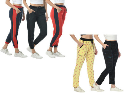Indistar Printed Women Multicolor Track Pants