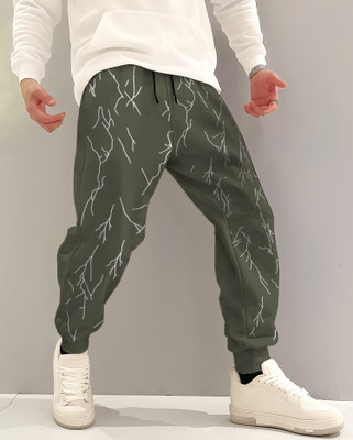 VELGROOVE Printed Men Dark Green Track Pants