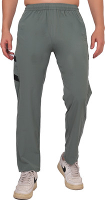 ZULX Striped Men Grey Track Pants