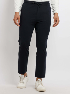 Status Quo Solid Men Dark Blue Track Pants