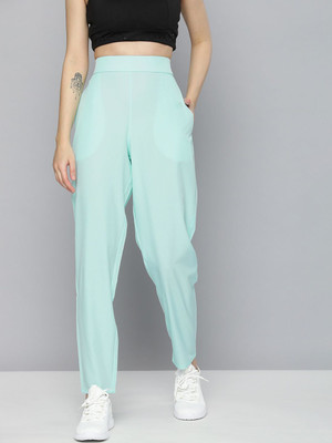 HRX by Hrithik Roshan Self Design Women Blue Track Pants