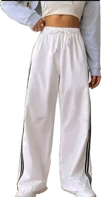 Alexa India Solid Women White Track Pants