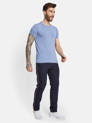 Octave Solid Men Blue Track Pants