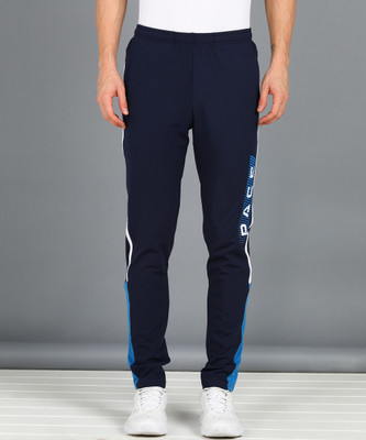 Pace International Printed Men Dark Blue Track Pants