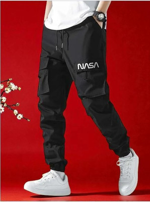 THE SARTHI FASHION TREND Solid Men Black Track Pants