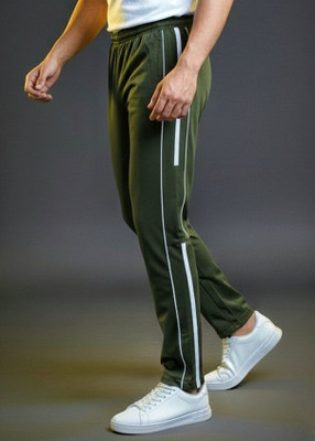 GAUTAM SPORTS Solid Men Black Track Pants