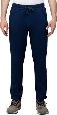 Macho Sporto Solid Men Dark Blue Track Pants