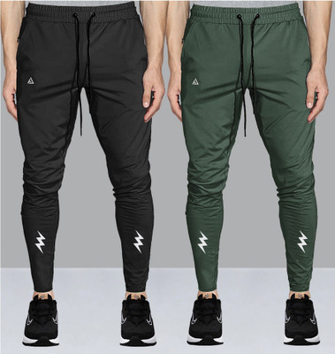 AVOLT Self Design Men Multicolor Track Pants