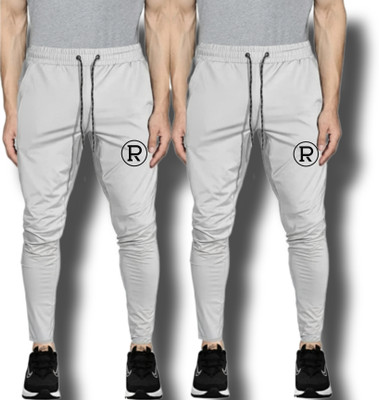 Rafphale Solid Men Black Track Pants