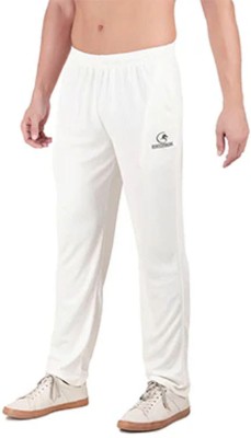 Gortonshire Solid Men White Track Pants