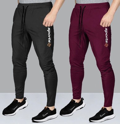AVOLT Solid Men Multicolor Track Pants