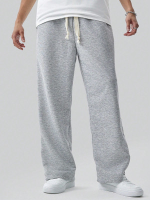IRONDYE Solid Men Grey Track Pants