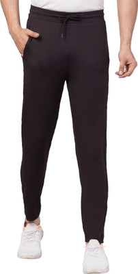Aphe Fashion Solid Men Black Track Pants