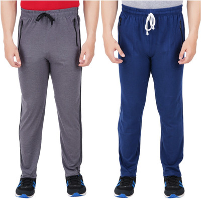 Guide Solid Men Grey, Blue Track Pants