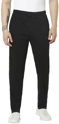 Hiflyers Solid Men Black Track Pants