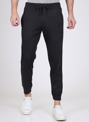 WKP Solid Men Grey Track Pants