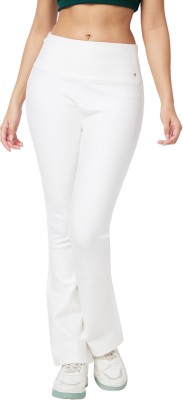 Spykar Solid Women White Track Pants