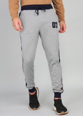 METRONAUT Printed Men Grey Track Pants