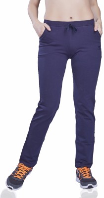 Laasa Sports Solid Women Blue Track Pants