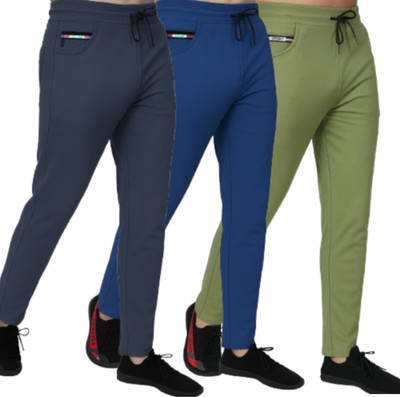 ROAR FIT Solid Men Multicolor Track Pants