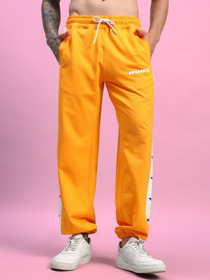 WEARDUDS Striped Men Orange, White Track Pants