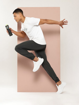 Turnfit Solid Men Grey Track Pants