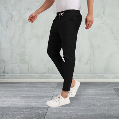 Covetvolo Ent Printed Men Black Track Pants