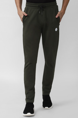 VH Flex Solid Men Light Green Track Pants