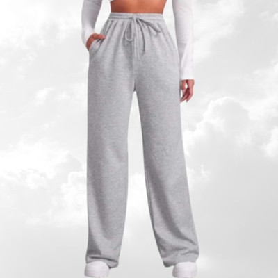 FLEPZIQ Solid Women Grey Track Pants