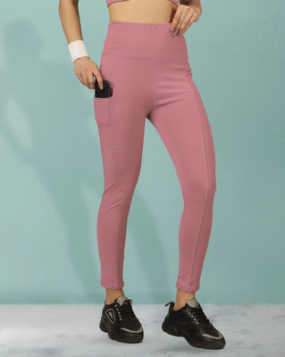 BEYOGINI Solid Women Pink Track Pants