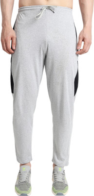 REDLUV Solid Men Grey Track Pants