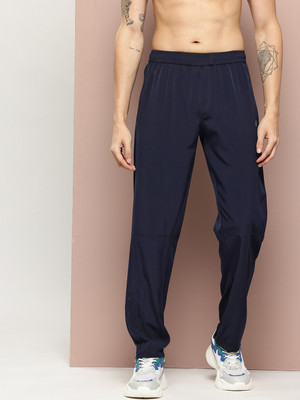 Turnfit Solid Men Dark Blue Track Pants
