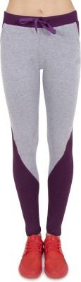 SWEEKASH Solid Women Purple, Grey Track Pants