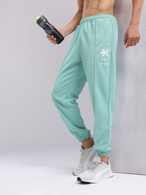 HRX by Hrithik Roshan Washed Men Blue Track Pants