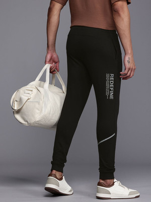 HRX by Hrithik Roshan Solid Men Black Track Pants