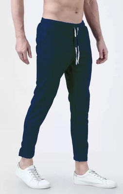 Kashmiri queen Self Design Men Dark Blue Track Pants