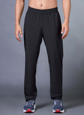 Cult Self Design Men Black Track Pants
