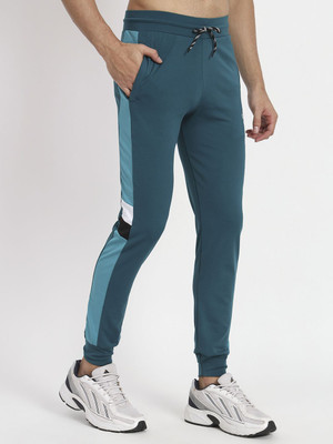Proxima Colorblock Men Dark Green Track Pants