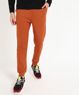 FOREVER 21 Solid Men Brown Track Pants