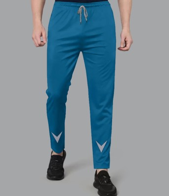 DonBaller Solid Men Light Blue Track Pants