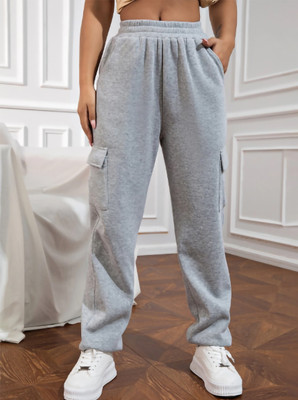 KOTTY Solid Women Grey Track Pants
