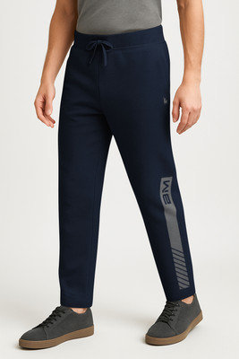 Bullmer Printed Men Dark Blue Track Pants