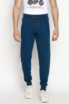 VAN HEUSEN Solid Men Blue Track Pants